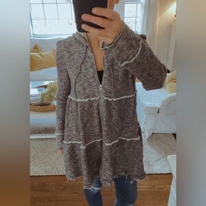 Free People Tiered Hoodie